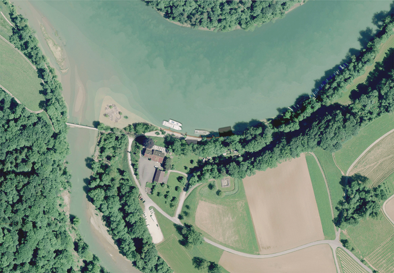 Deltaentwicklung und Erweiterung Schiffanlegeplatz am Rhein bei Tösseg, Freistein-Teufen CH